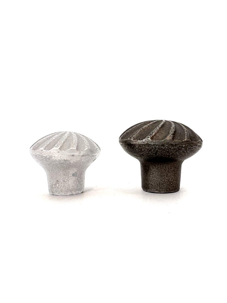 Knob Cupboard SWIRL Cast Antique Iron 38mm Large - Image 5