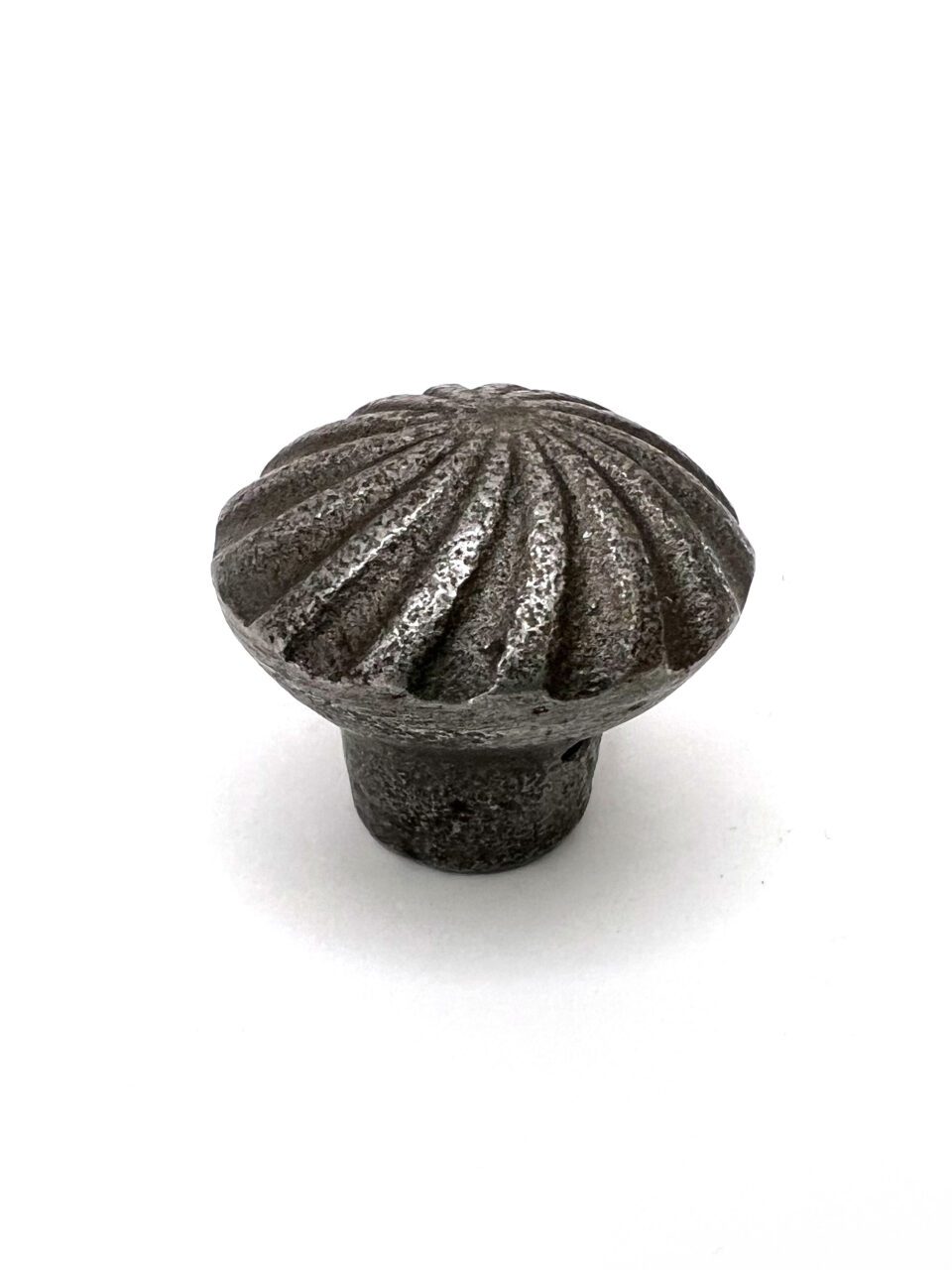 Knob Cupboard SWIRL Cast Antique Iron 38mm Large - Image 7