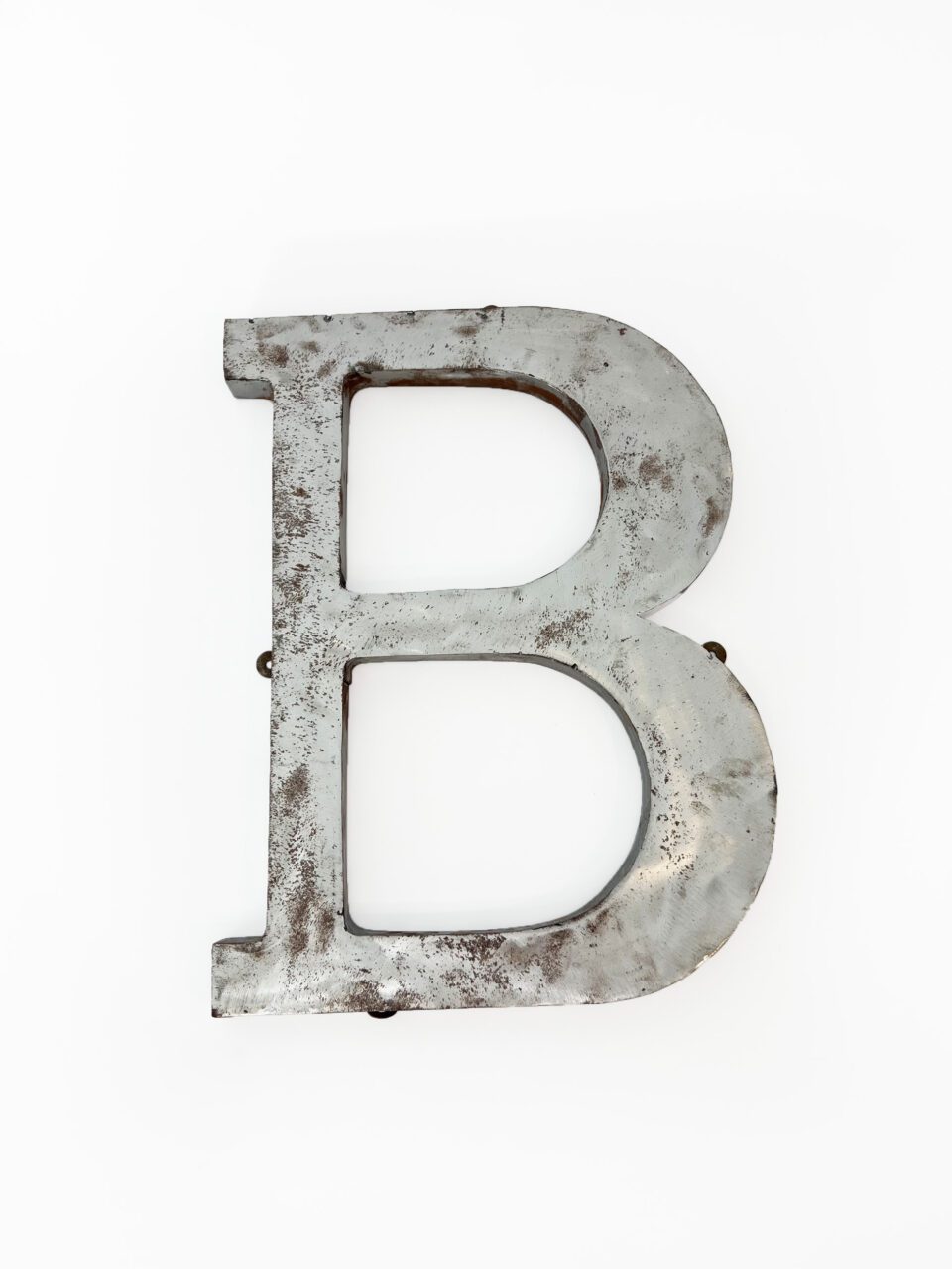 Wall Mounted Letter 'B' Antique Finish 400mm 16" High - Image 2