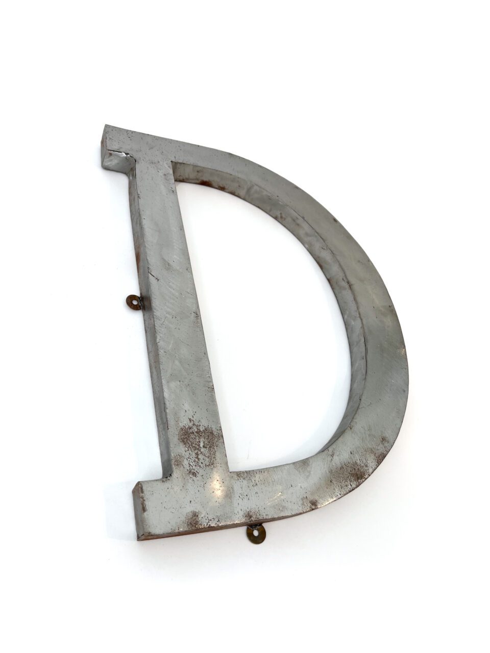Wall Mounted Letter 'D' Antique Finish 400mm 16" High - Image 2