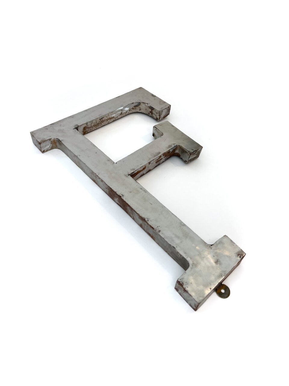 Wall Mounted Letter 'F' Antique Finish 400mm 16" High