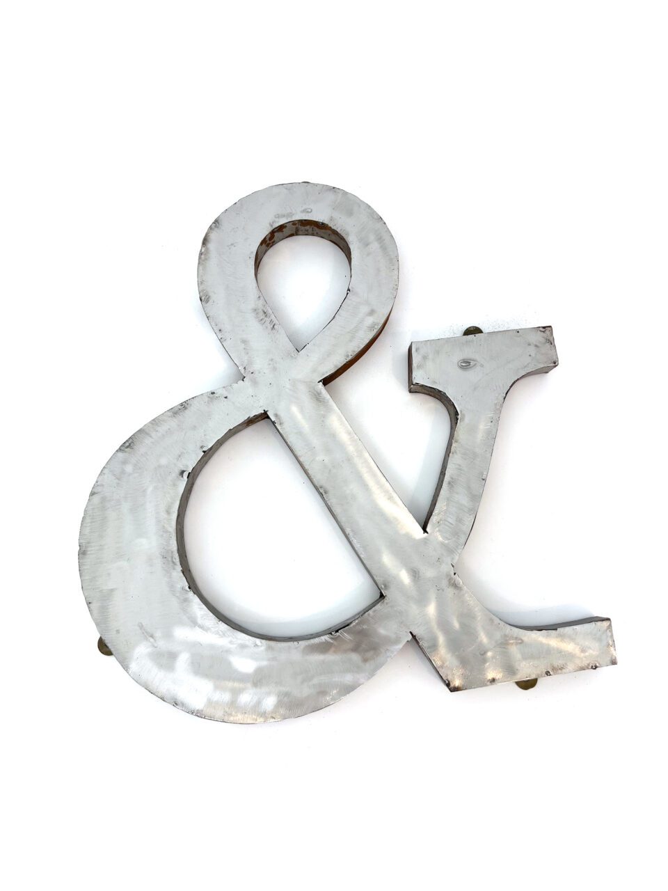 Wall Mounted Letter '&' Antique Finish 400mm 16" High - Image 2