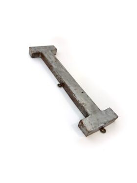 Wall Mounted Letter 'I' Antique Finish 400mm 16" High