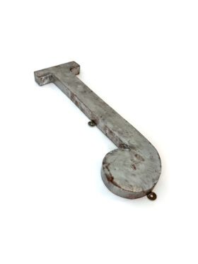 Wall Mounted Letter 'J' Antique Finish 400mm 16" High