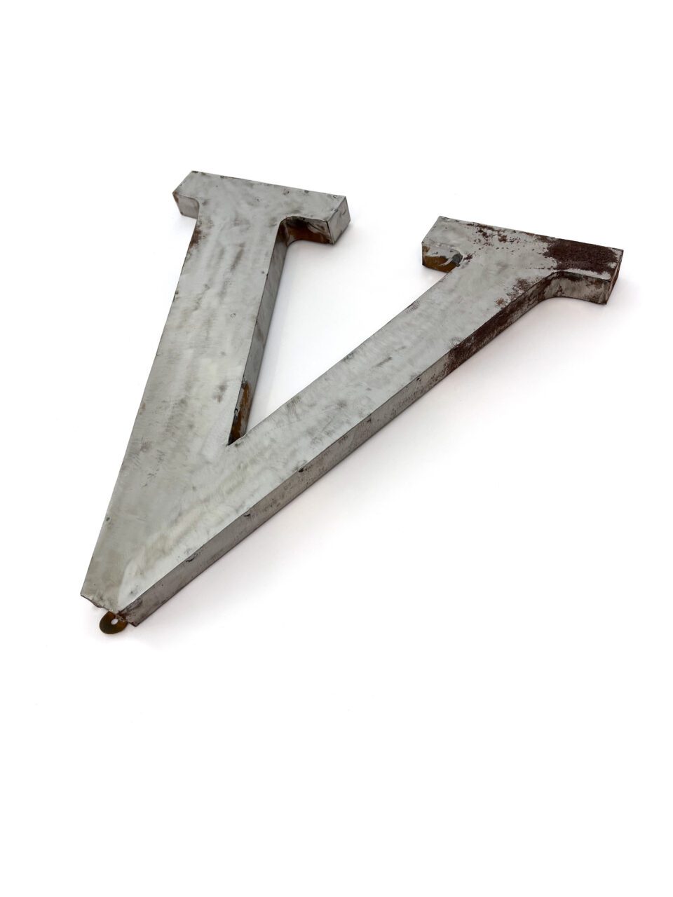 Wall Mounted Letter 'V' Antique Finish 400mm 16" High