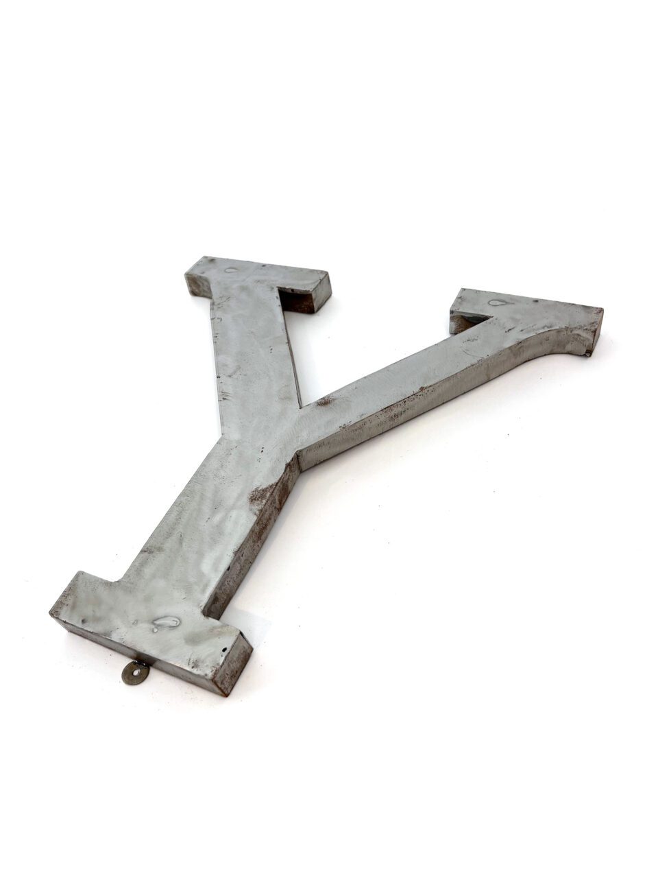 Wall Mounted Letter 'Y' Antique Finish 400mm 16" High - Image 2