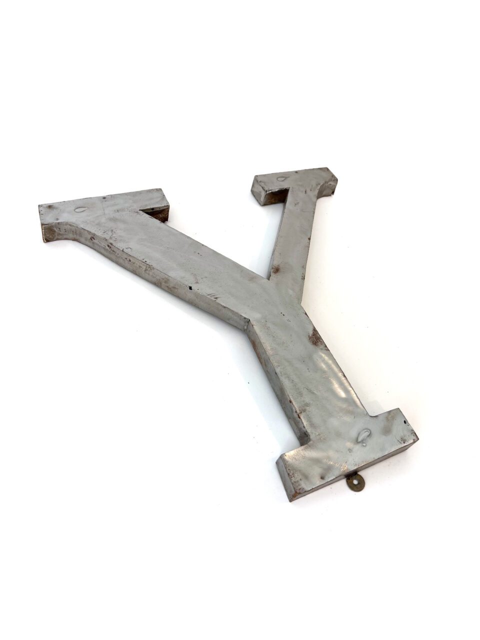 Wall Mounted Letter 'Y' Antique Finish 400mm 16" High