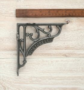 Shelf Bracket PORTOBELLO Heritage Cast Ant Iron 150 x 150mm