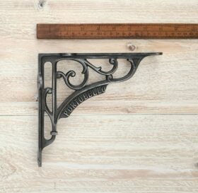 Shelf Bracket PORTOBELLO Heritage Cast Ant Iron 180 x 180mm