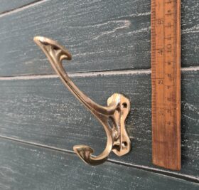 Hat & Coat Hook MONROE Solid Brass 150mm