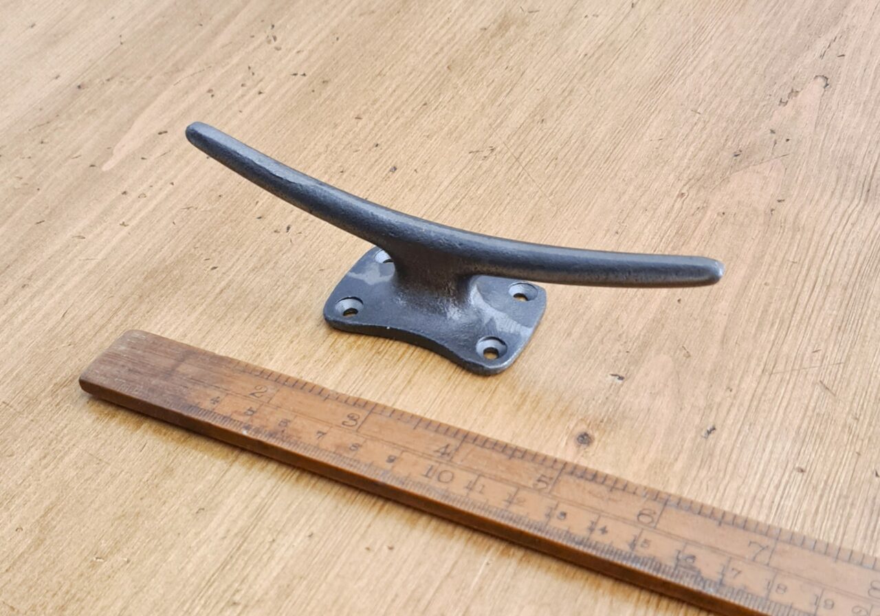 Cleat Hook MOORING Large Double Ant Iron 150mm - Image 2