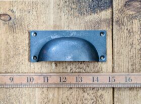 Cup Handle Square Design Cast Ant Iron 120 x 50mm