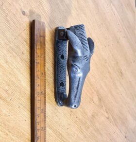 Door Knocker HORSES HEAD Cast Antique Iron 125 x 65mm