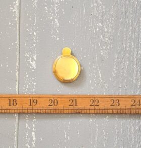 Escutcheon WAYSIDE Keyhole with Cover Brass 35mm