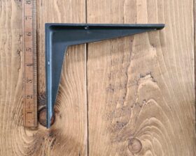 Shelf Bracket PLAIN VOLE Design Cast Antique Iron 160mm x 185mm