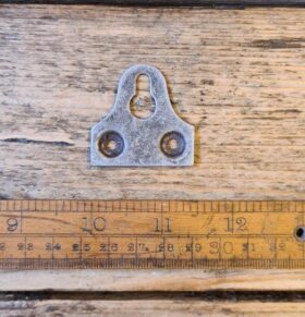 Mirror Picture Plate Keyhole Slot Antique Steel 38mm
