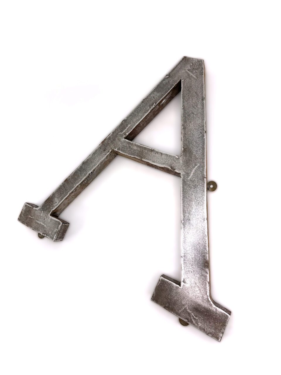 Wall Mounted Letter 'A' Antique Finish 400mm 16" High - Image 4
