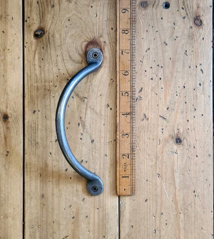 Tray Lifting Handle Cranked Bow Penny End Cast Iron 180mm - Image 2