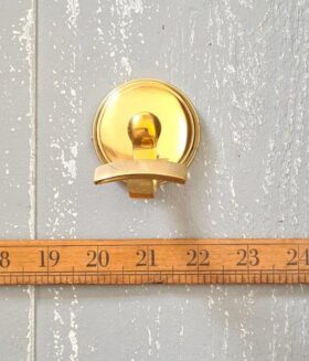 Towel Hook WAYSIDE Brass 55mm x 62mm projection
