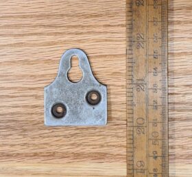 Mirror Picture Plate Keyhole Slot (Extended version) Ant Steel 46mm