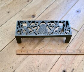Air Brick Single Trivet THREE BIRD Cast Antique Iron Single 88 x 240 x 50mm