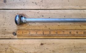Finial BALL END Cast Antique Iron 16mm Int Dia 40mm Ext Dia