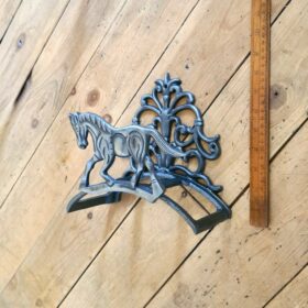 Garden Hose Holder Wall Mounted Horse Decorative Cast Iron 210 x 210 x 135mm