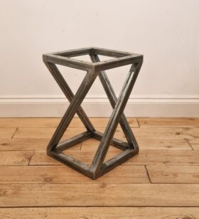 Drinks Table ILLUSION Antique Iron 390mm x 260mm