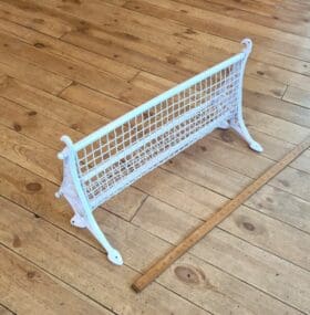 Luggage Carriage c/w Cage MALLARD White Enamel Paint