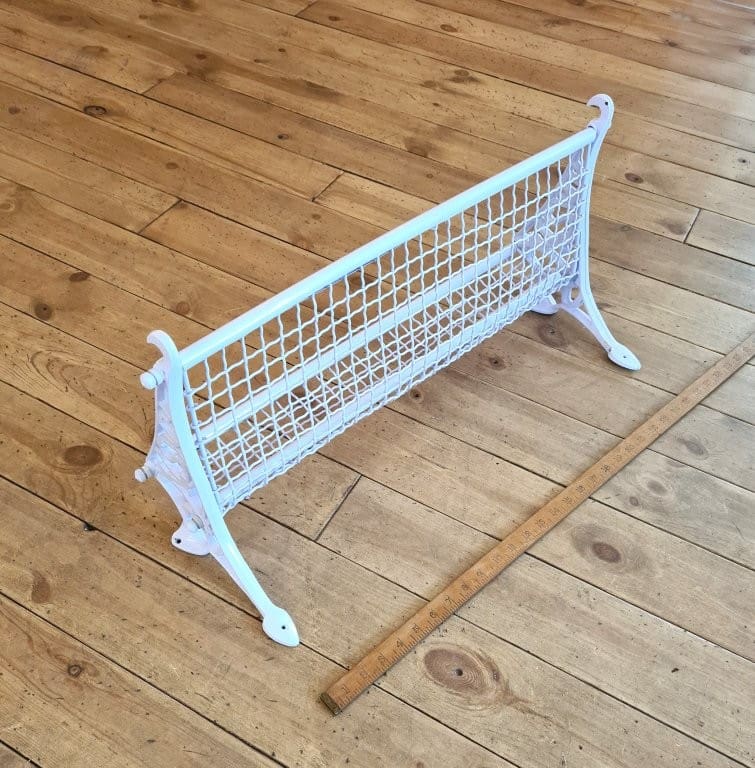 Luggage Carriage c/w Cage MALLARD White Enamel Paint