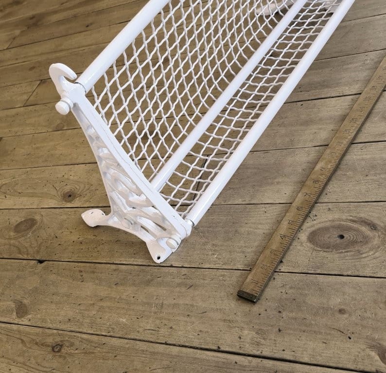 Luggage Carriage c/w Cage MALLARD White Enamel Paint - Image 3