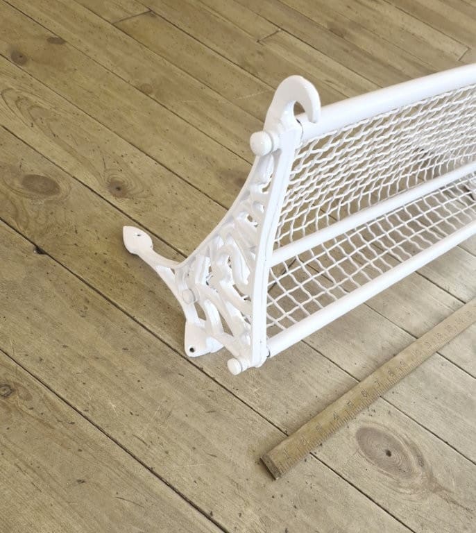Luggage Carriage c/w Cage MALLARD White Enamel Paint - Image 4