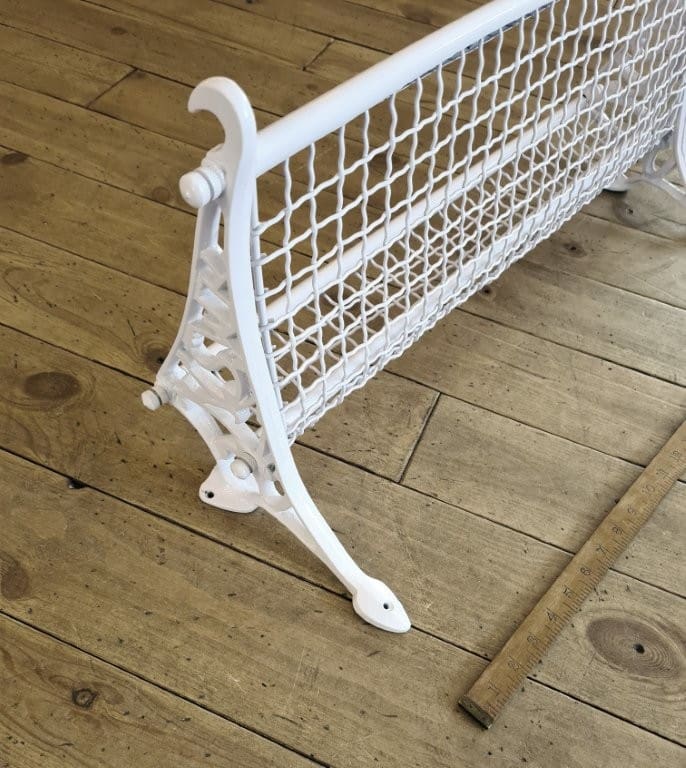 Luggage Carriage c/w Cage MALLARD White Enamel Paint - Image 2