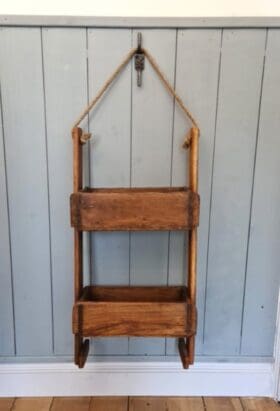 Brick Mould Two Storey Rope Reclaimed Teak 300 x 150 x 600mm High