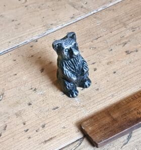 Paperweight Ornament BEAR Cast Antique Iron 50mm