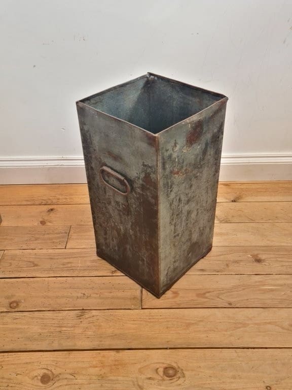 Waste Bin BISCUIT BOX Painted Upcycled 250 x 250 x 500mm High - Image 2