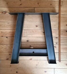 Table End Frame FARMHOUSE H Section Girder RSJ 710mm high