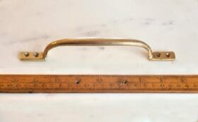 Sash Handle Square End 4 Hole Solid Brass TERRANOVA 200mm