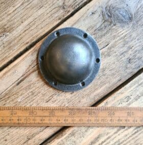 SHIELD BOSS Cast Antique Iron 6 Holes 80mm Diameter