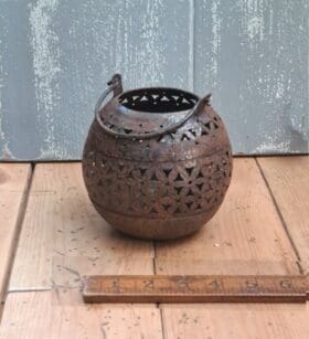 Moroccan Pierced GLOBE Lantern Small 120mm Dia x 120mm High