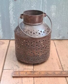 Moroccan Pierced CHURN Lantern Large 140mm Diameter x 200mm High