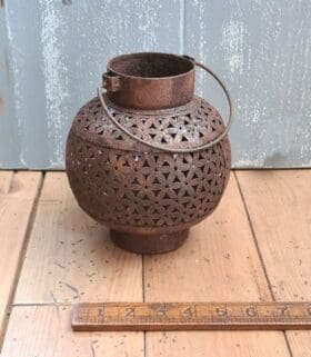 Moroccan Pierced GLOBE Lantern Large 150mm Dia x 180mm High